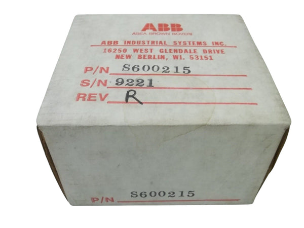 ABB 600215M PC BOARD DRIVER UNMP