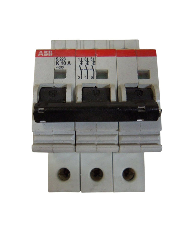 ABB S223-K10A CIRCUIT BREAKER 10A UNMP