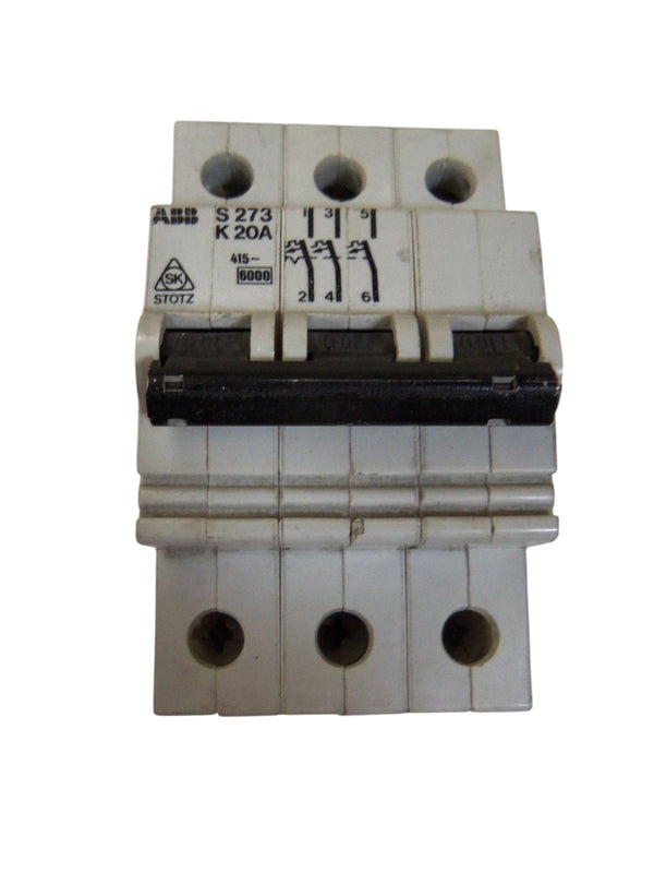 ABB S273-K20 CIRCUIT BREAKER 20A UNMP