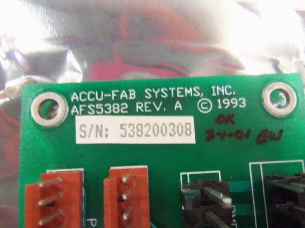 ACCU-FAB AFS5382 CIRCUIT BOARD NSNP