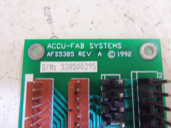 ACCU-FAB AFS5385 CIRCUIT BOARD NSNP