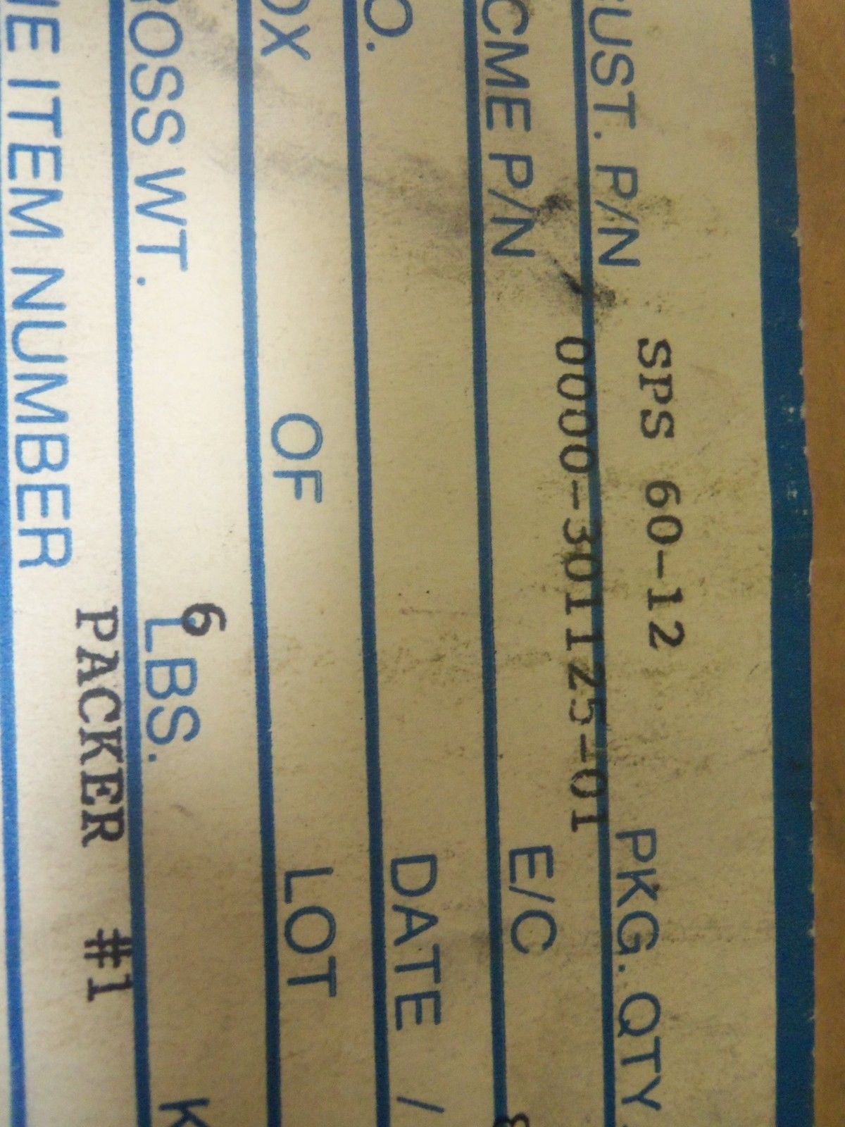 ACME SPS60-12 *NEW IN BOX*