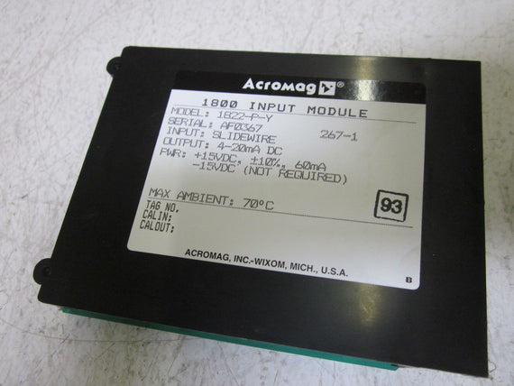 ACROMAG 1822-P-Y SERIES 1800 INPUT MODULE *NEW NO BOX*