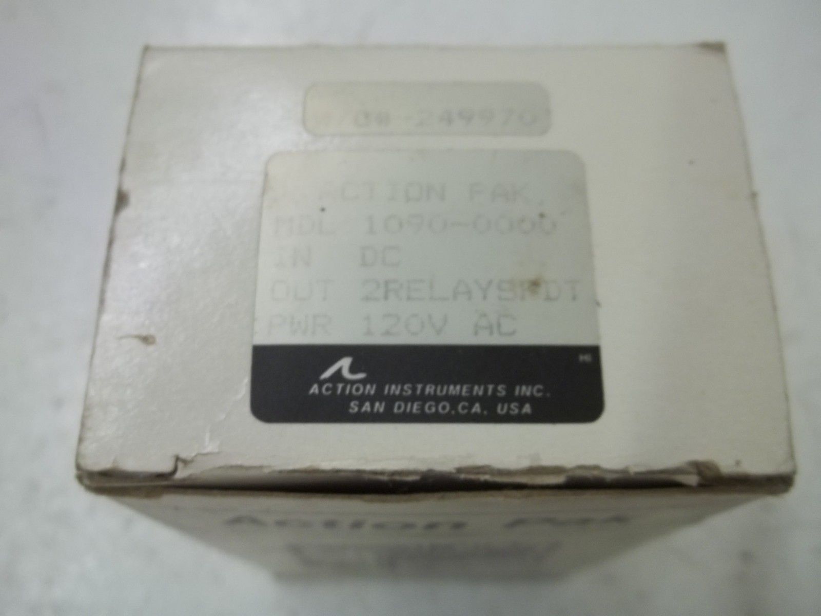 ACTION INSTRUMENT INC. MDL1090-0000 RELAY 120V NSMP