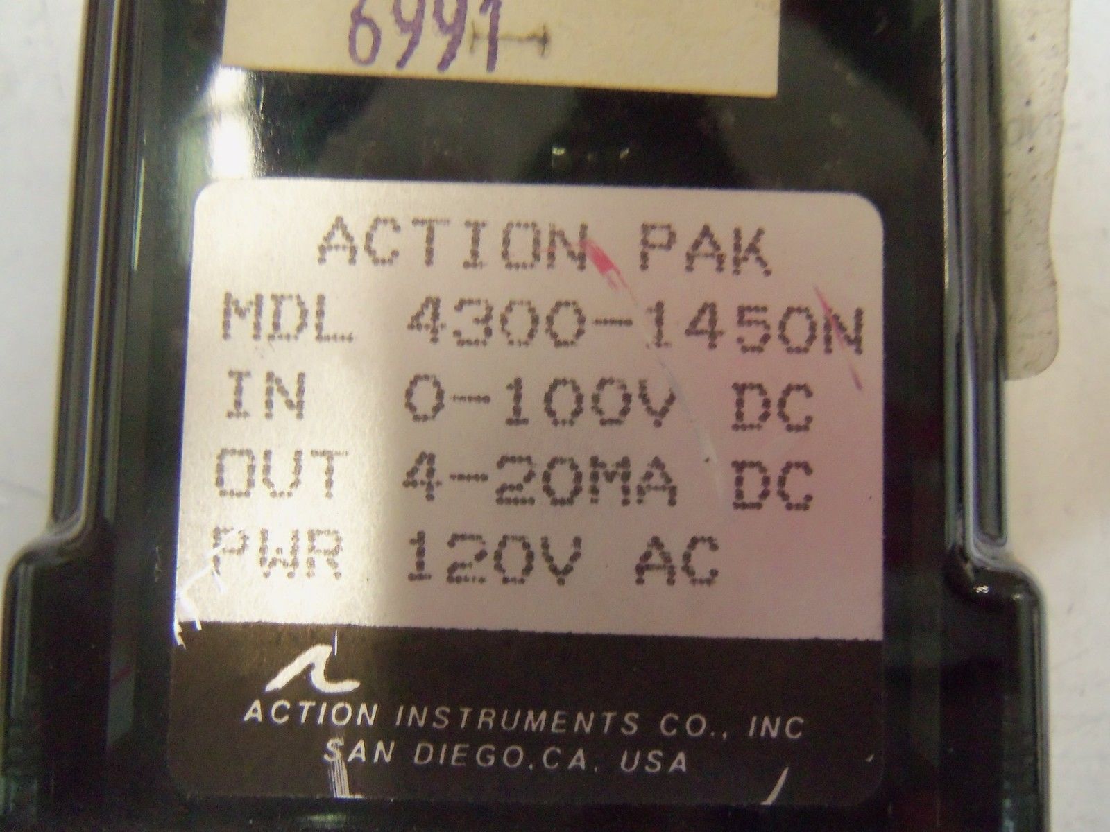 ACTION PAK 4300-1450N RELAY *NEW NO BOX*
