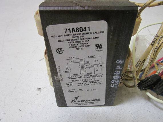 ADVANCE 71A8041-001D CORE & COIL BALLAST KIT *NEW IN BOX*