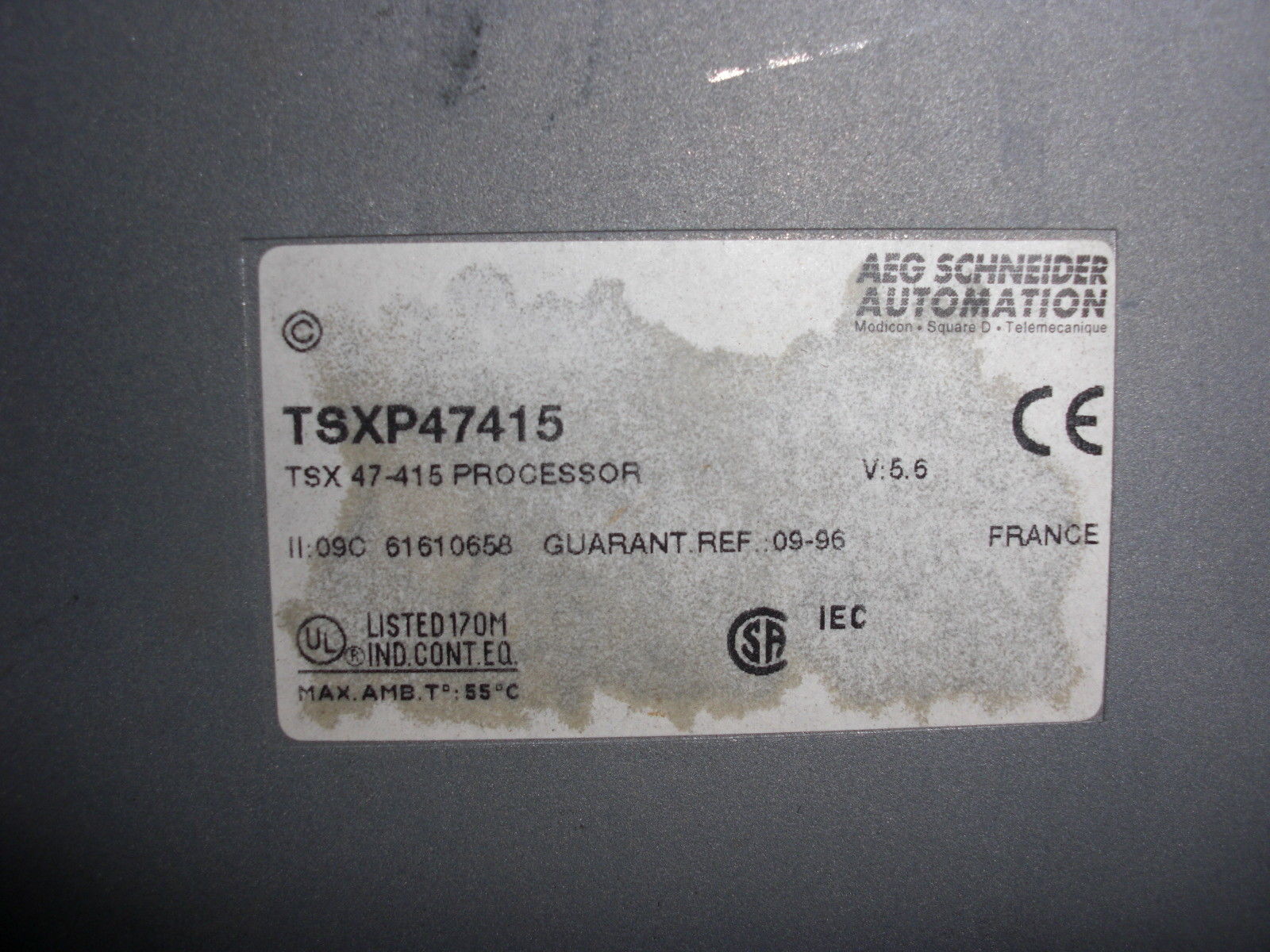 SCHNEIDER AEG TSXP47415 PROCESSOR MODULE UNMP