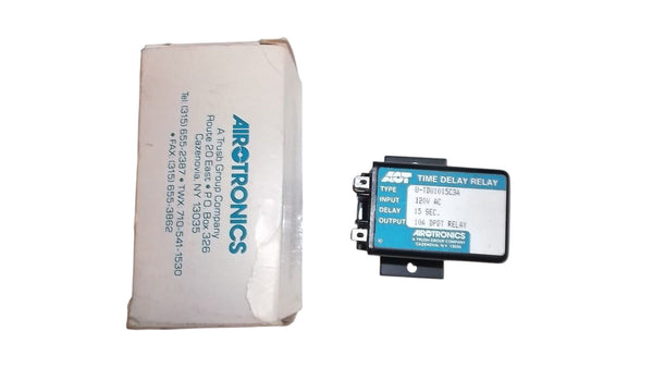 AIROTRONICS U-TDU1015C3A TIME DELAY RELAY 15 SEC. UNMP