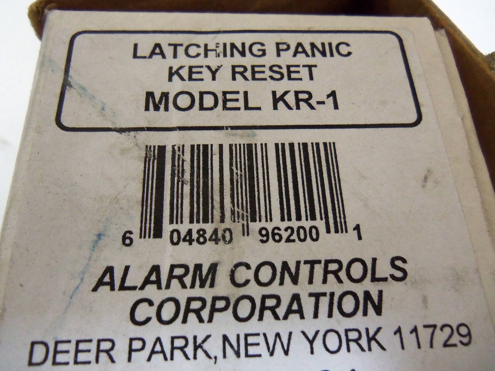 ALARM CONTROLS KR-1 NSMP