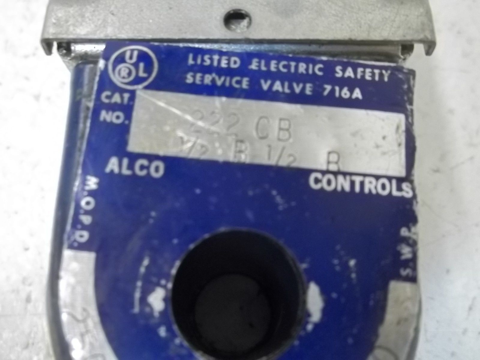 ALCO 222CB SOLENOID VALVE UNMP