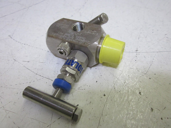 ALCO 2VGM4NS 1/2" NPT MULTI-PORT VALVE 316SS 2,000PSI UNMP