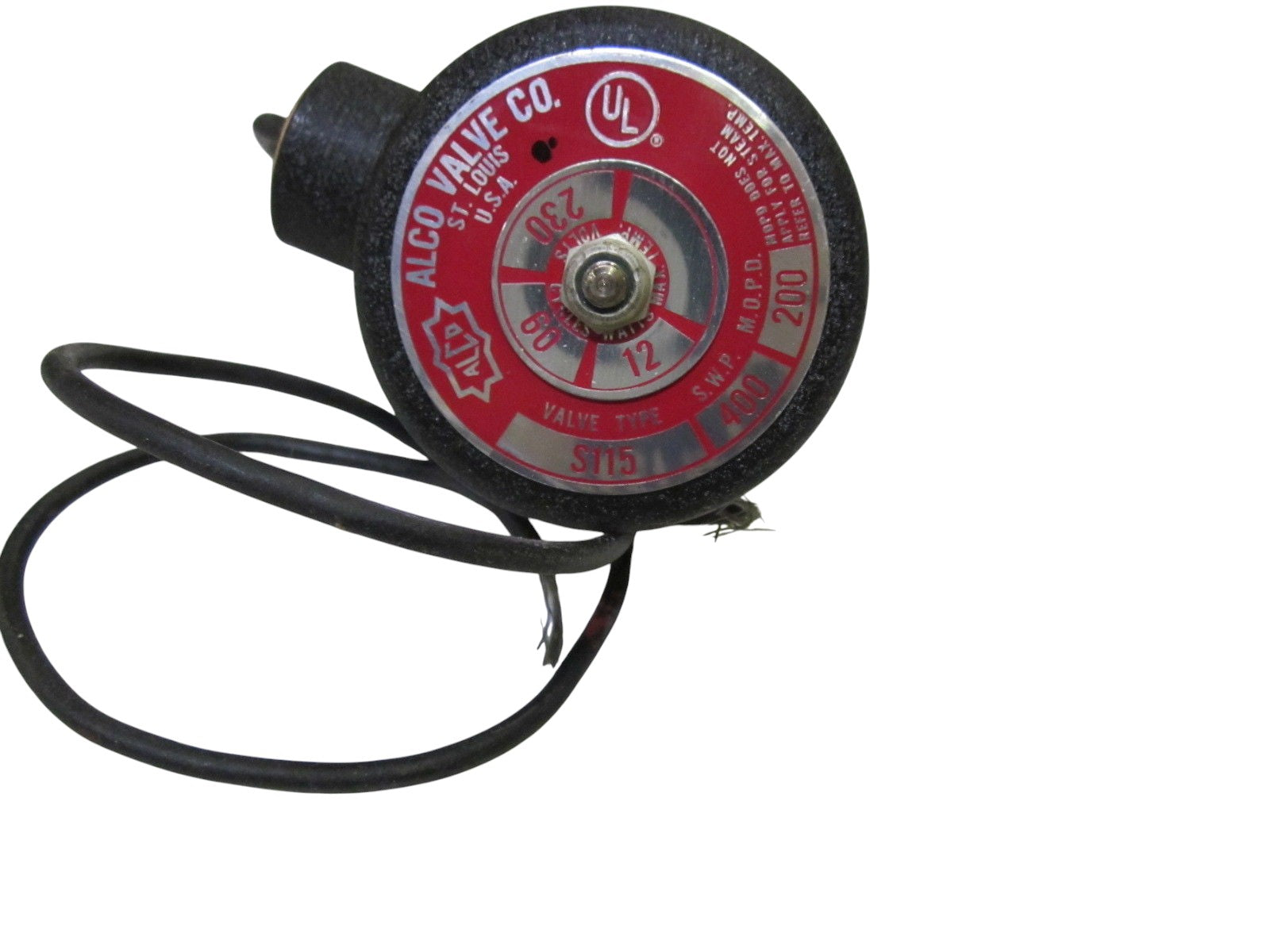 ALCO VALVE CO. S115 230V SOLENOID VALVE UNMP