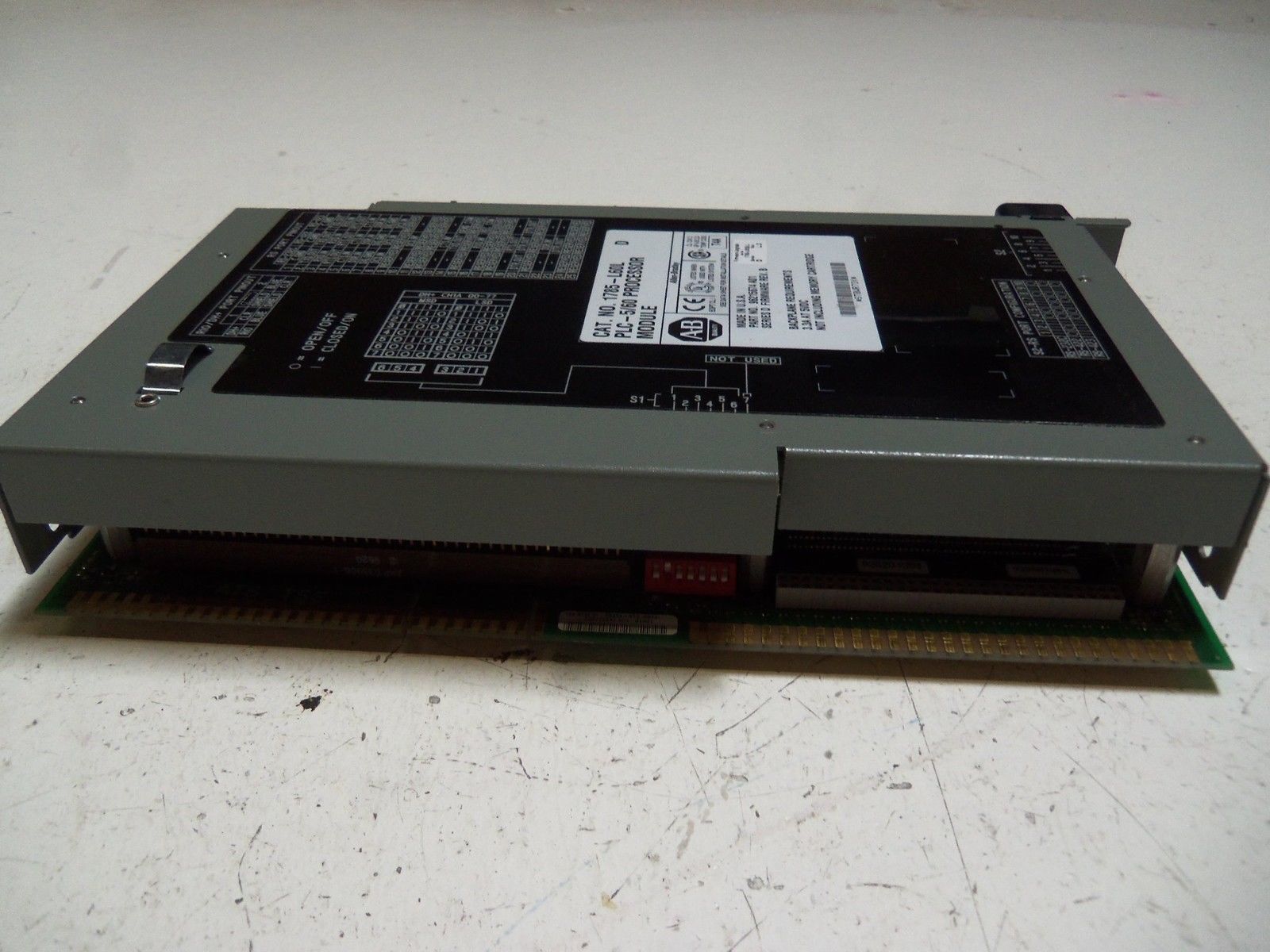 ALLEN BRADLEY 1785-L60L SER. D F/W B PROCESSOR MODULE UNMP
