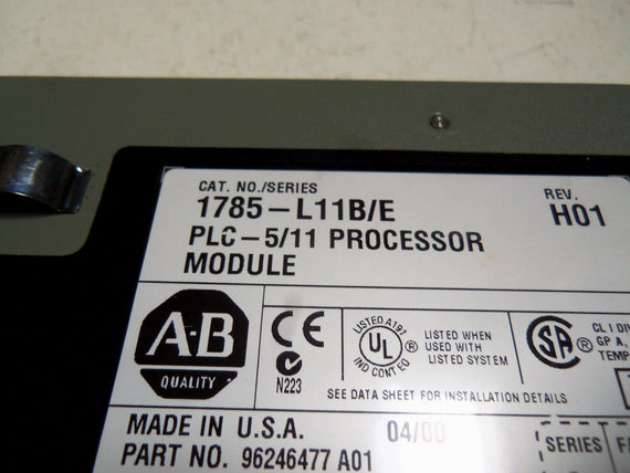 ALLEN-BRADLEY 1785-L11B SER. E F/W D.1 (NO KEY) *USED*