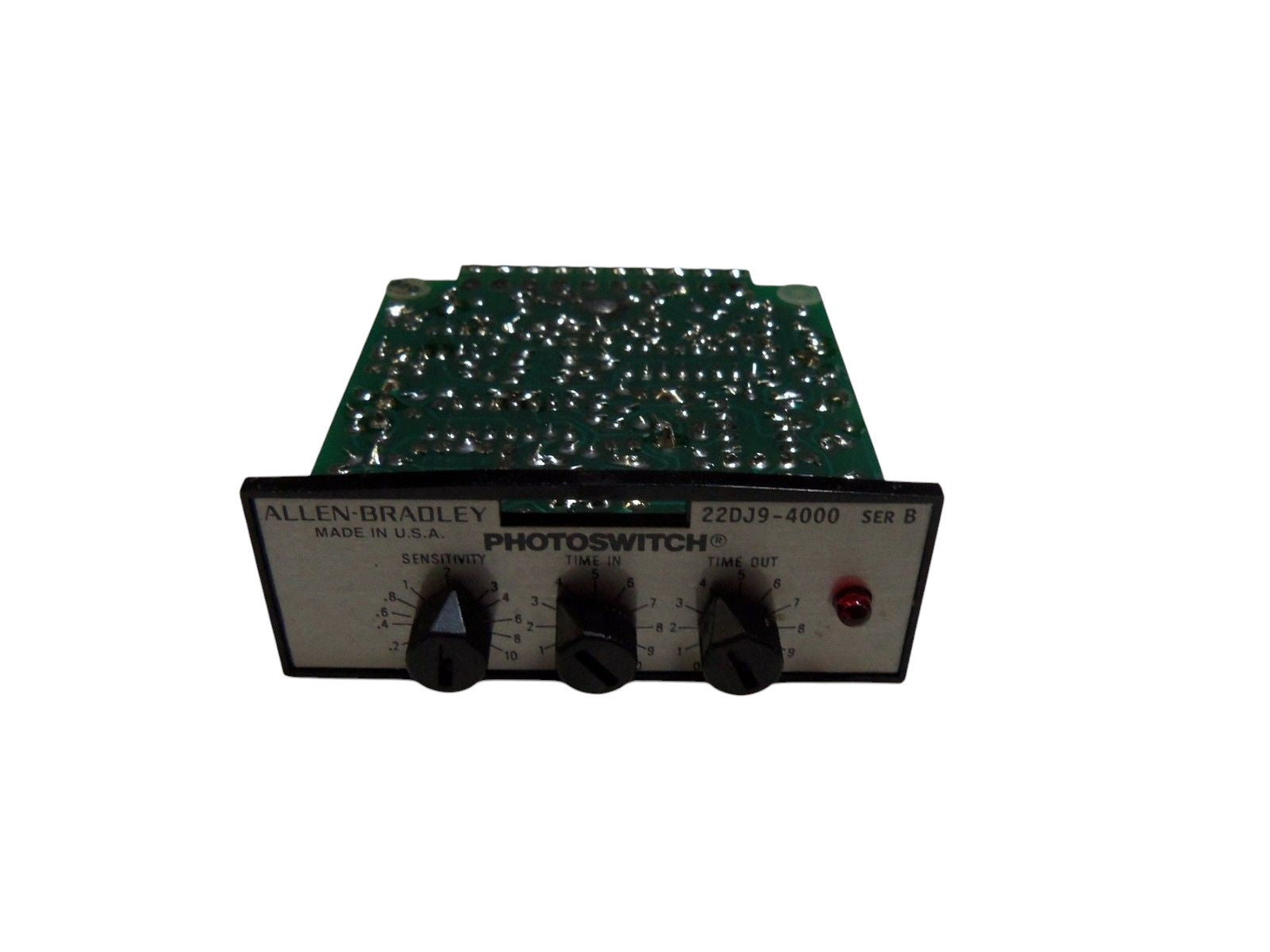 INDUSTRIAL SPARE PART 22DJ9-4000 SER. B PHOTOSWITCH TIME DELAY CONTROL MODULE UNMP