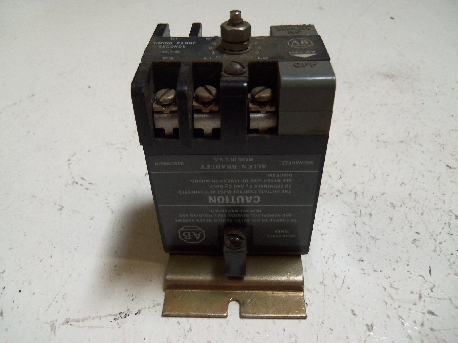 ALLEN BRADLEY 852S-NSA SER. F SOLID STATE TIMING RELAY UNMP