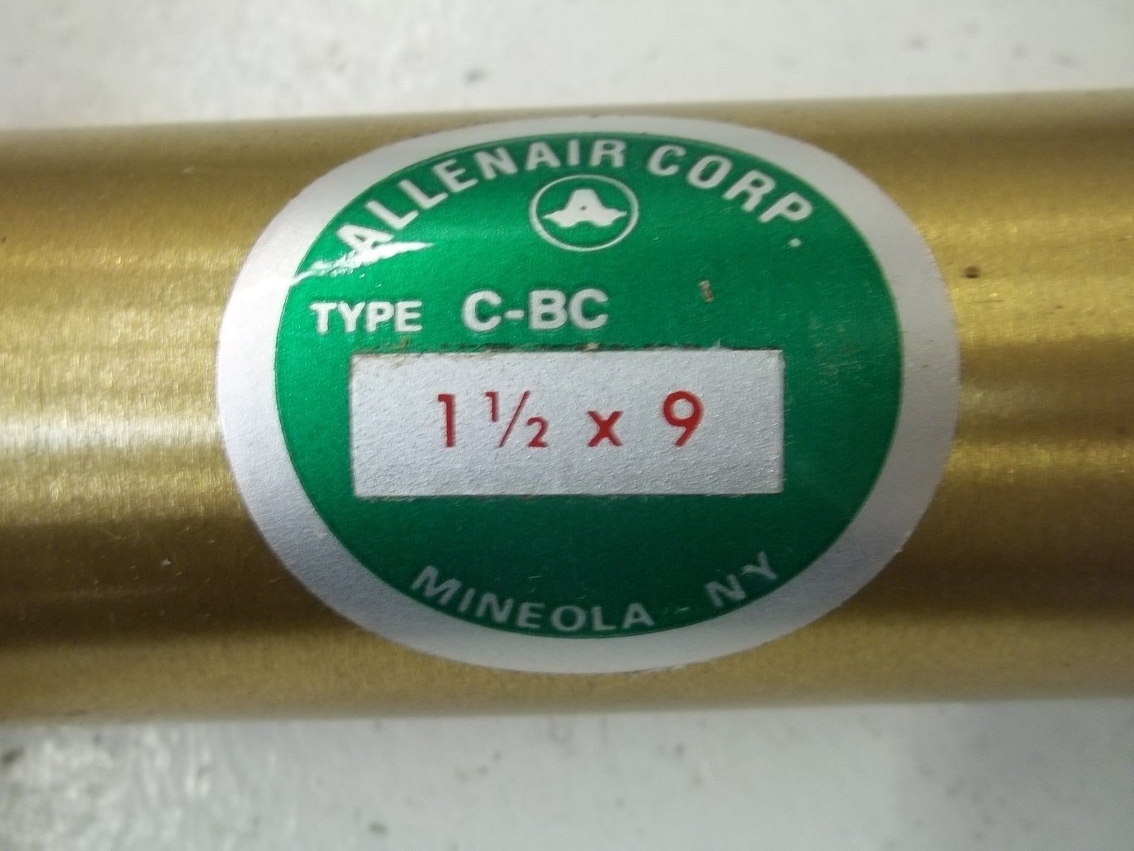 ALLENAIR CORP. C-BC 1-1/2X9 PNEUMATIC CYLINDER UNMP
