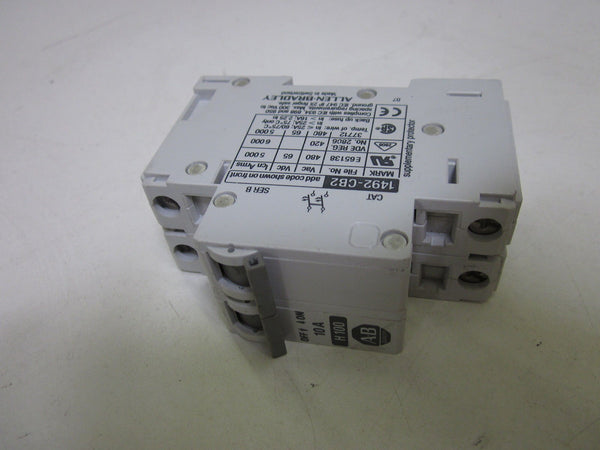 ALLEN BRADLEY 1492-CB2H100 SER. B CIRCUIT BREAKER 10A NSNP