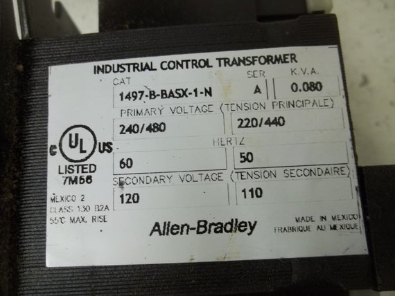 ALLEN BRADLEY 1497-B-BASX-1-N*USED*