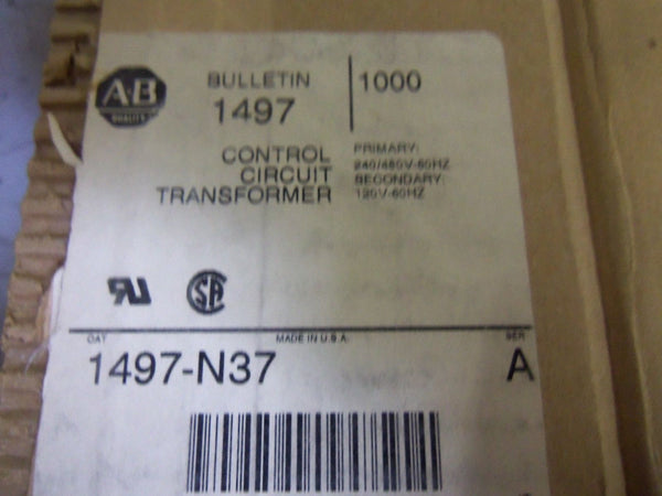 ALLEN BRADLEY 1497-N37 SERIES A TRANSFORMER NSMP