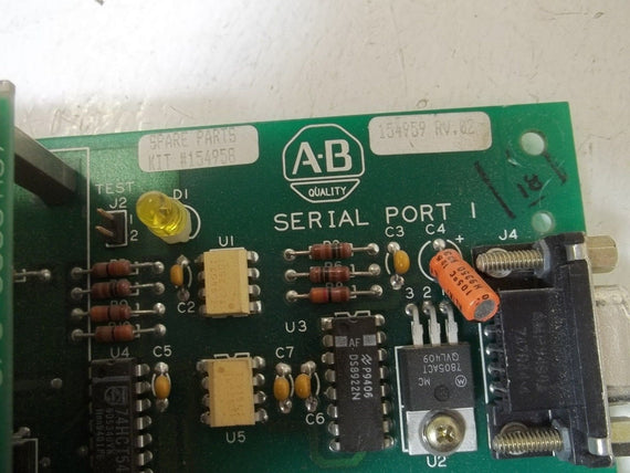ALLEN BRADLEY 154959 REV.02 REMOTE I/O INTERFACE *USED*