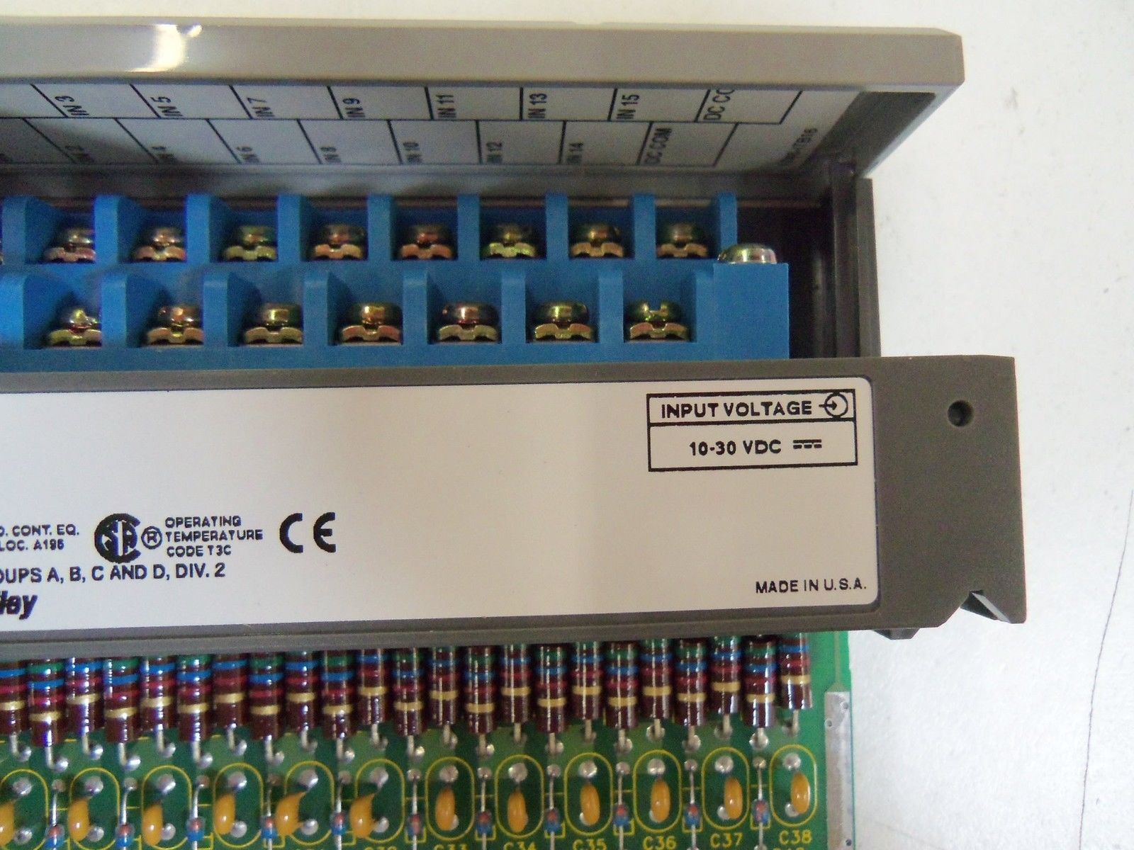 INDUSTRIAL SPARE PART SLC 500 1746-ITB16 SER. C INPUT MODULE NSNP