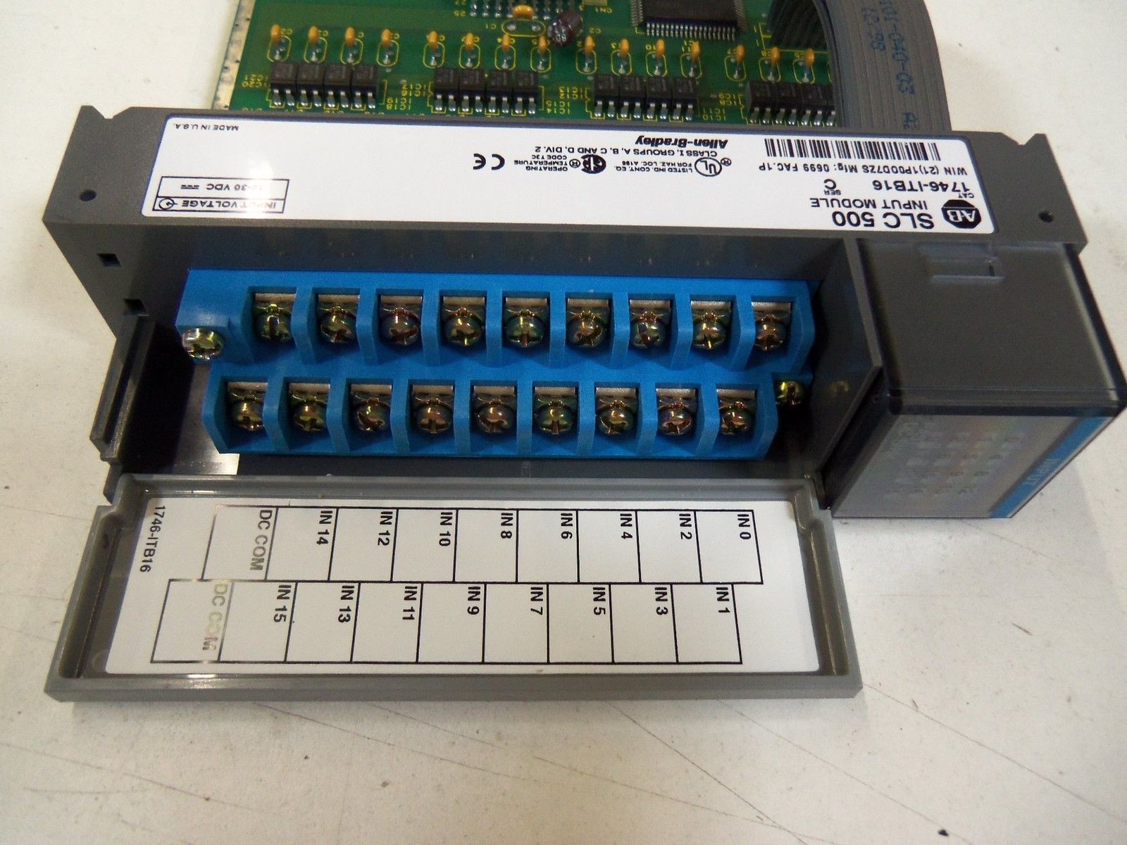 INDUSTRIAL SPARE PART SLC 500 1746-ITB16 SER. C INPUT MODULE NSNP