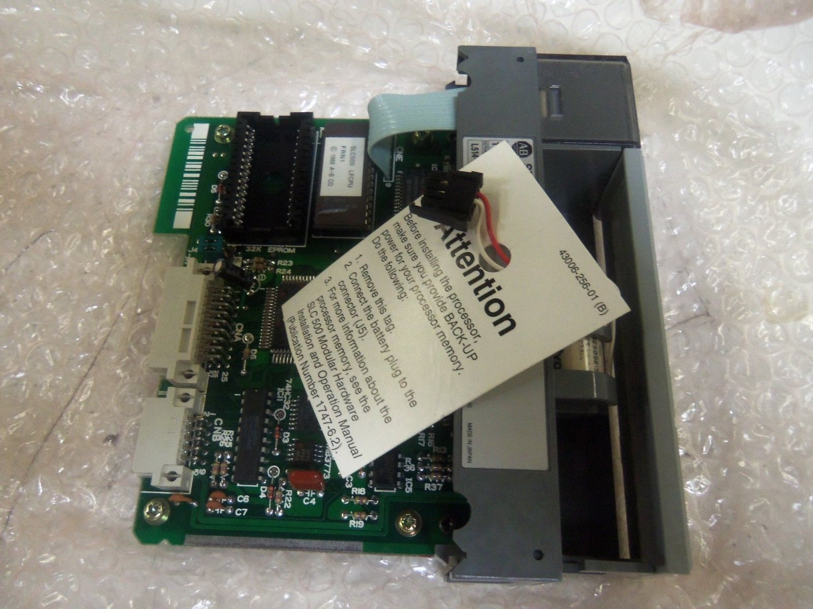 ALLEN BRADLEY SLC 500 1747-L514 SER. A F/W 1 PROCESSOR UNIT NSMP