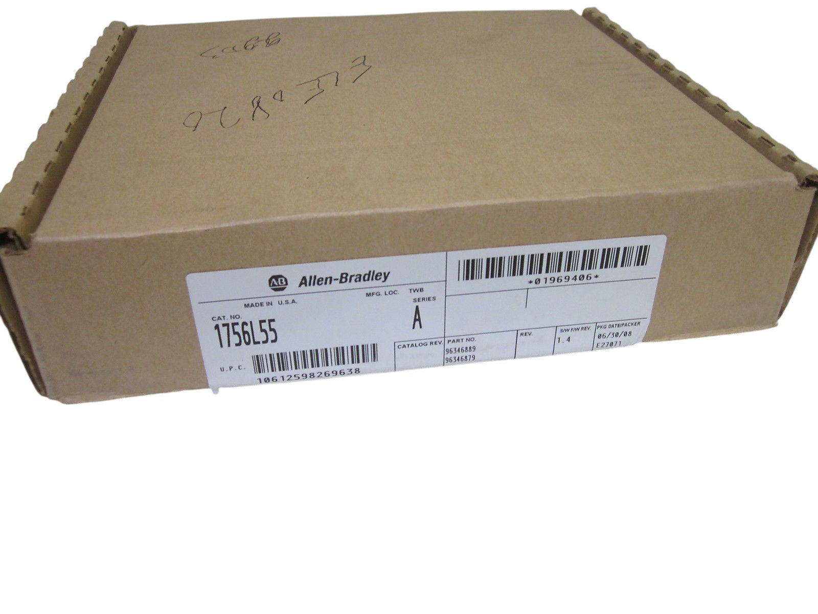 INDUSTRIAL SPARE PART CONTROLLOGIX 1756-L55 SER. A F/W 1.4 PROCESSOR UNIT NSMP