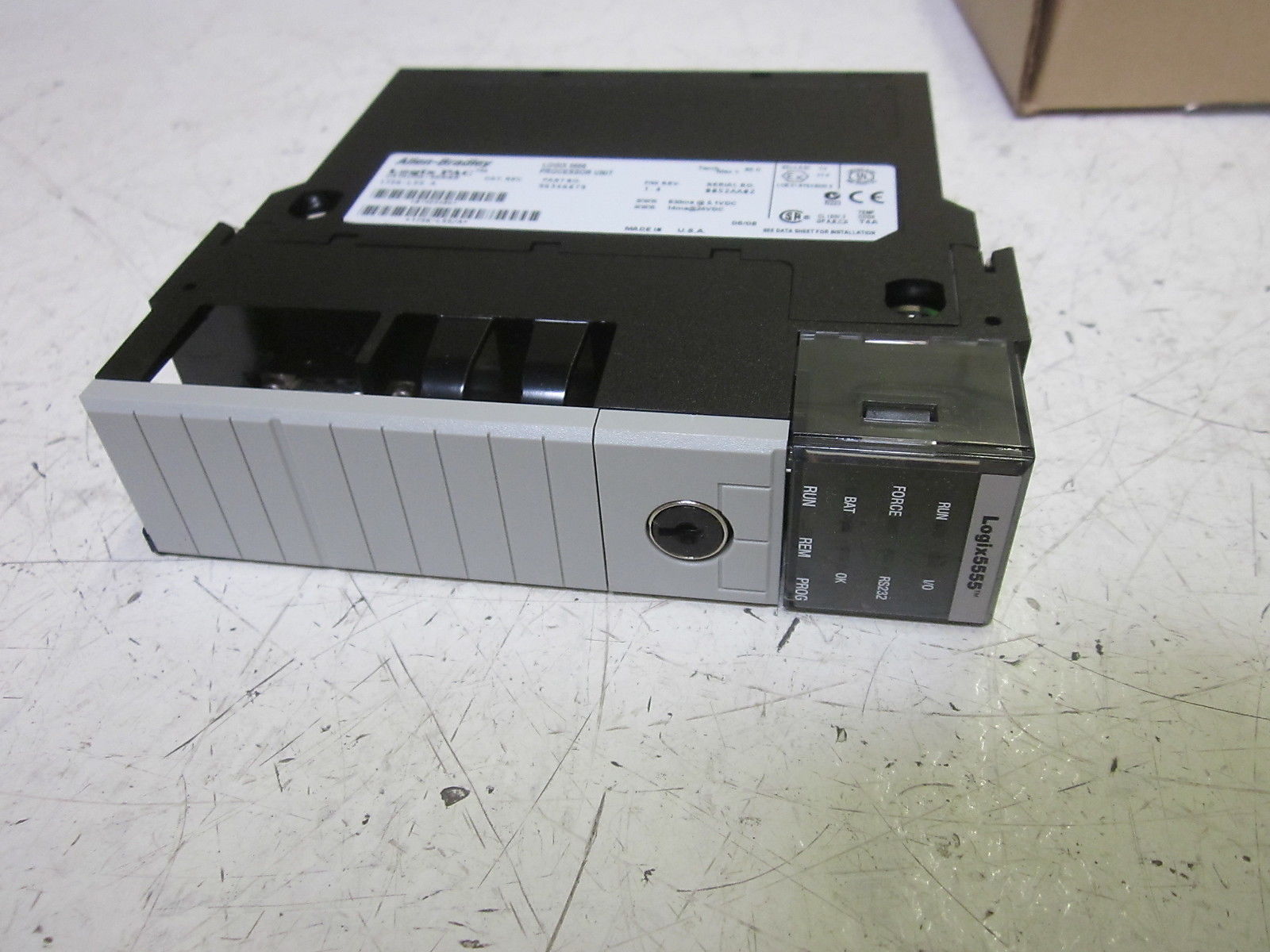 INDUSTRIAL SPARE PART CONTROLLOGIX 1756-L55 SER. A F/W 1.4 PROCESSOR UNIT NSMP