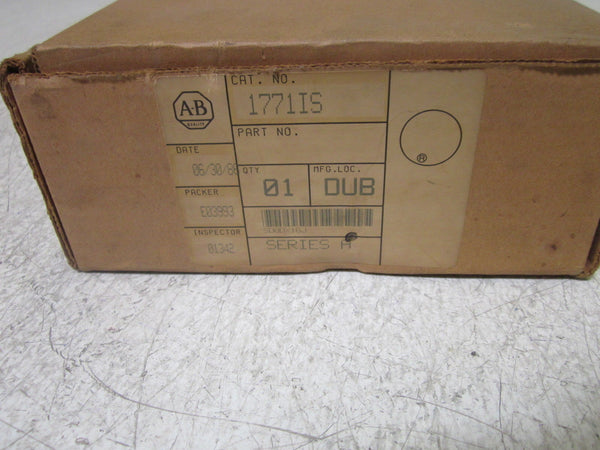 ALLEN BRADLEY 1771-IS SER. A MULTIPLEXER INPUT MODULE  NSMP