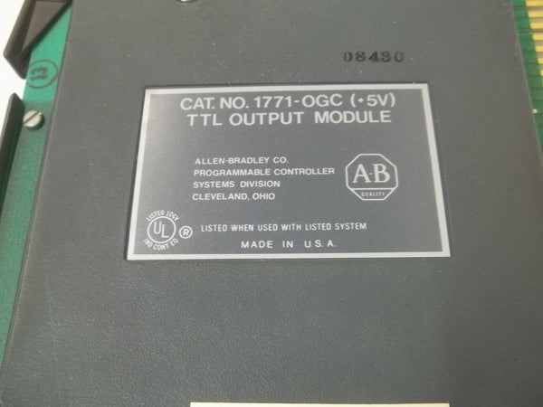 ALLEN BRADLEY 1771-OGC OUTPUT MODULE NSMP