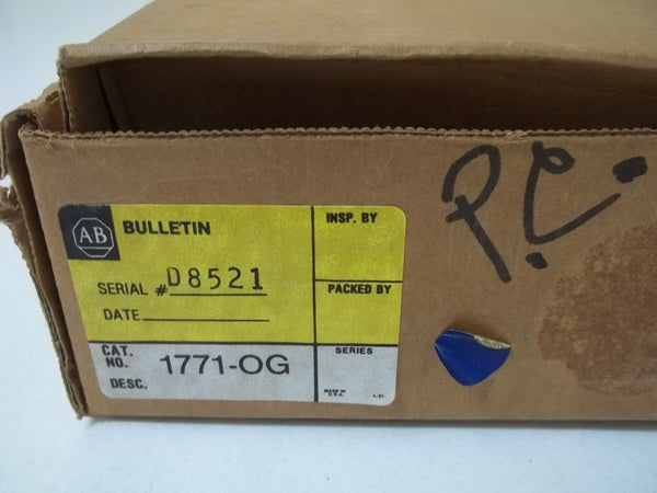 ALLEN BRADLEY 1771-OGC OUTPUT MODULE NSMP