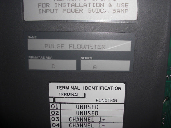 ALLEN BRADLEY 1771-QRD SER. A F/W C PULSE FLOW METER MODULE UNMP