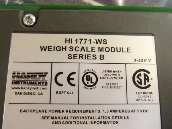 ALLEN BRADLEY 1771-WS SER. B REMAN