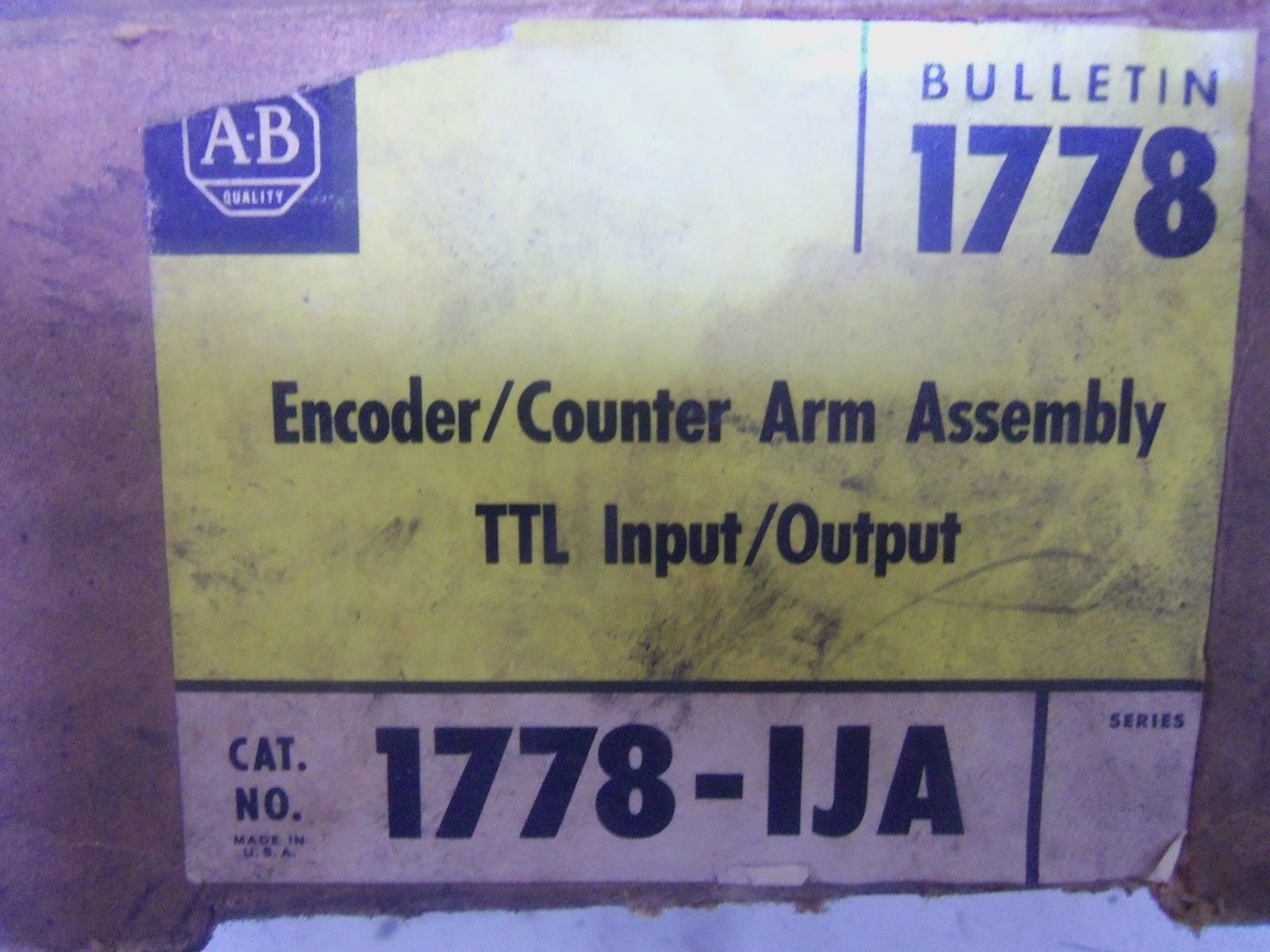 ALLEN BRADLEY 1778-IJA ENCODER/ COUNTER ARM ASSEMBLY NSMP