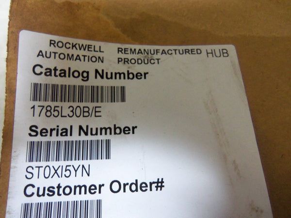 ALLEN BRADLEY 1785-L30B SER. E PLC-5 CONTROLLER REMAN NSMP