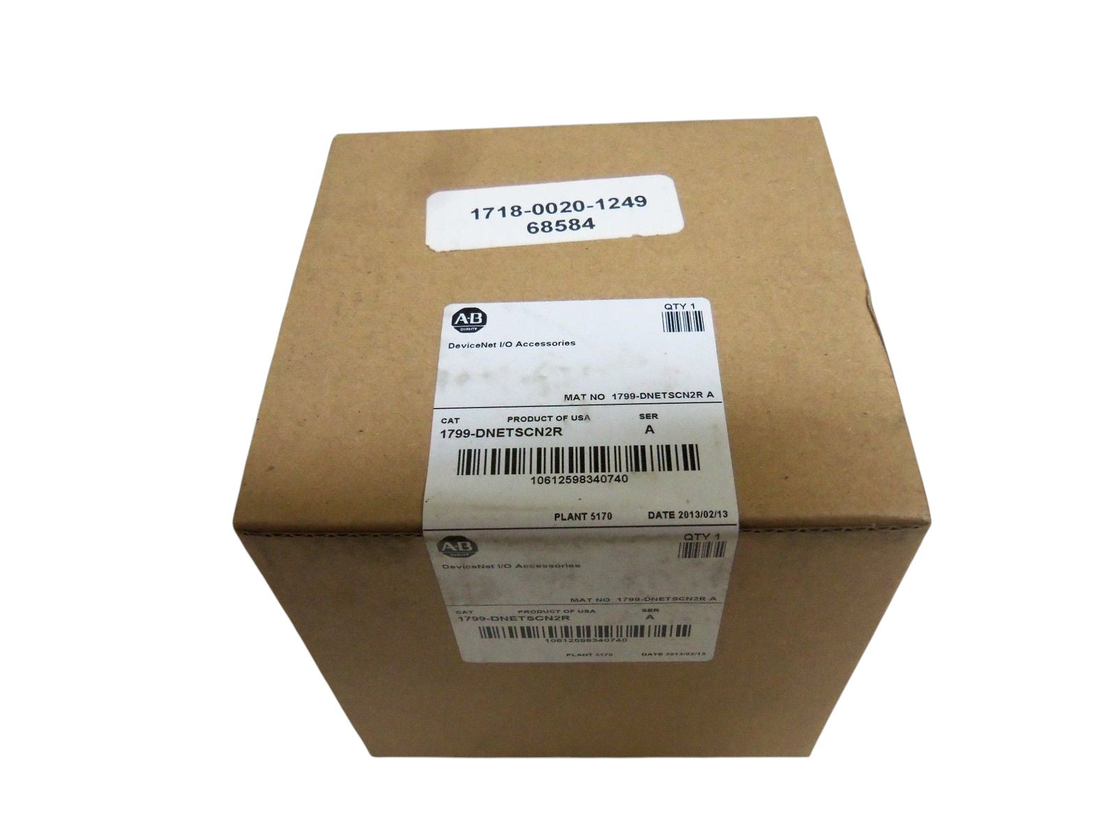 INDUSTRIAL SPARE PART DEVICENET 1799-DNETSCN2R SER. A PLUG DATE: 2013 NSFS