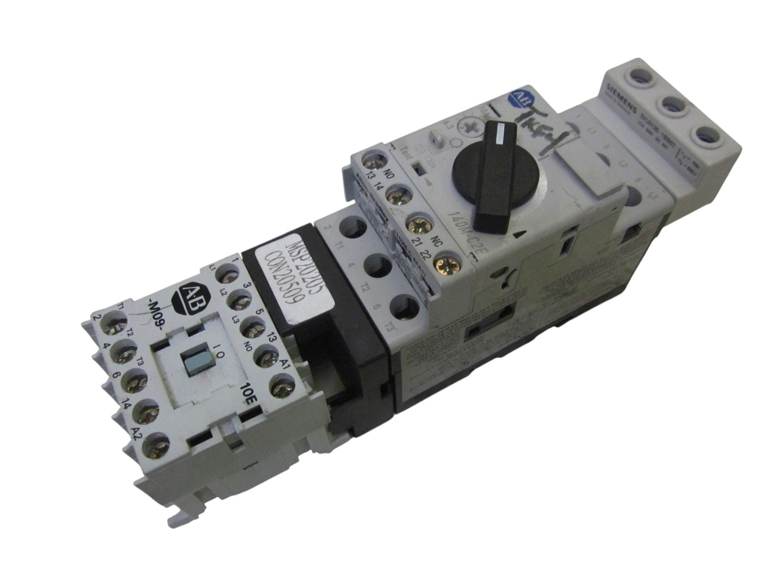 INDUSTRIAL SPARE PART 190E-NNZ242-CC10C SER. A w/ SIEMENS 3VU9135-1BB01 UNMP