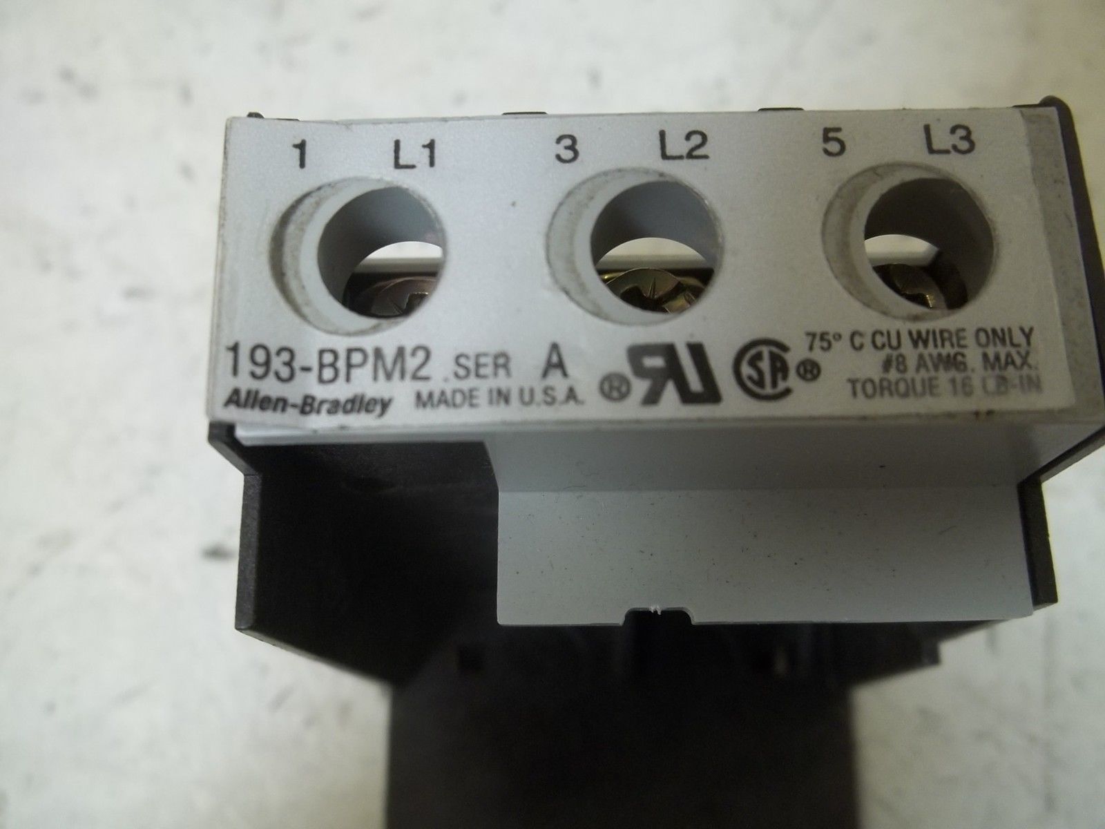 INDUSTRIAL SPARE PART 193-BPM2 SER.A ADAPTER UNMP