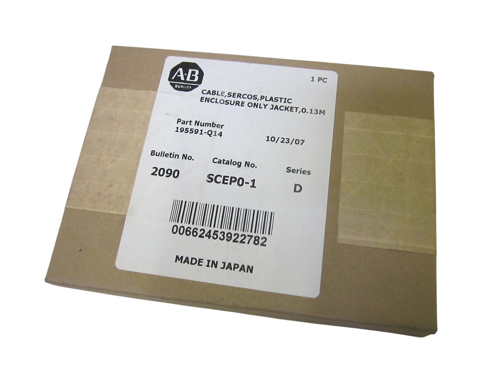INDUSTRIAL SPARE PART 2090-SCEP0-1 SER.D DATE CODE: 10/07 SEALED
