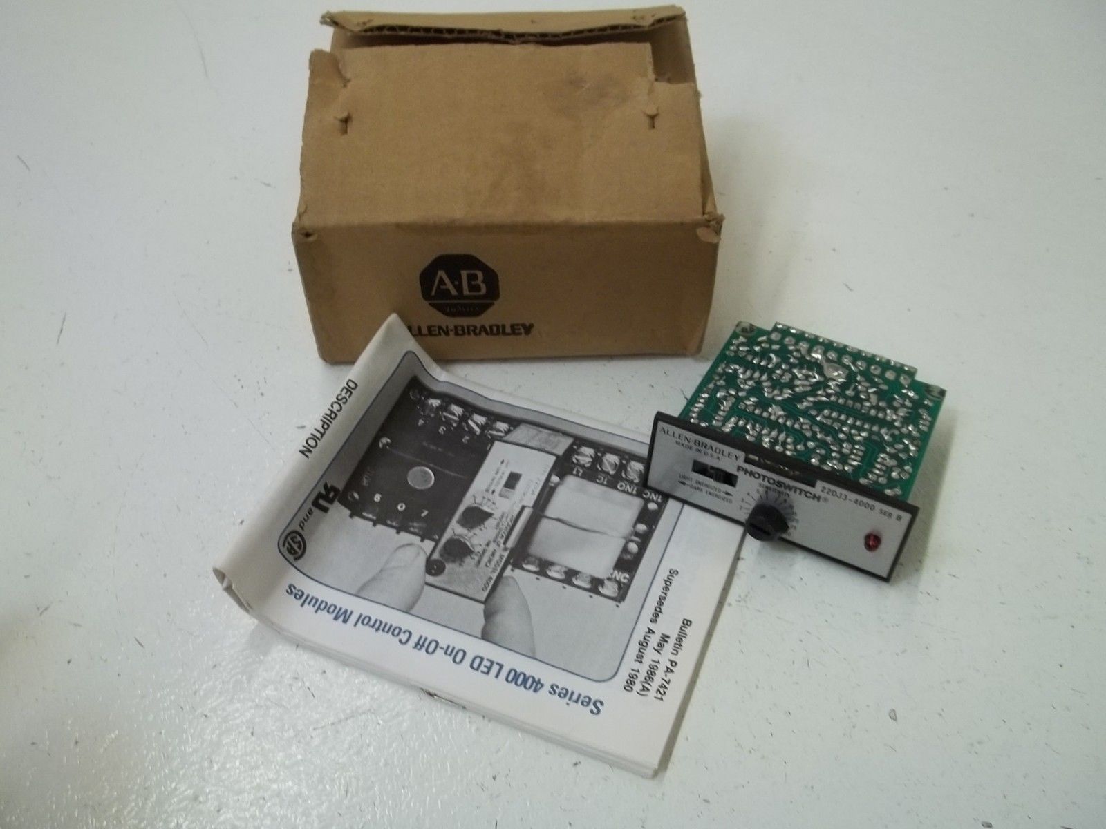 INDUSTRIAL SPARE PART 22DJ3-4000 SER. B (BR/WH) NSMP
