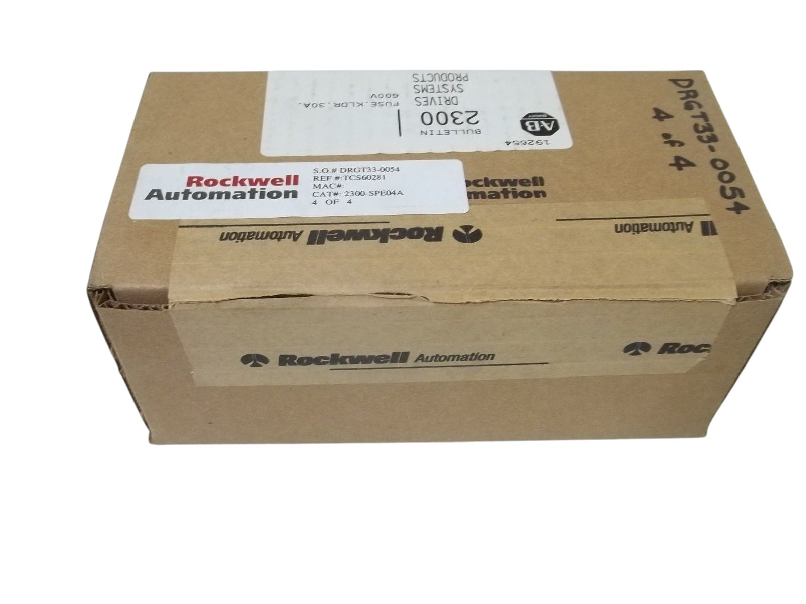 INDUSTRIAL SPARE PART 2300-SPE04A SER.C FUSE, KLDR, 30A 600V NSMP