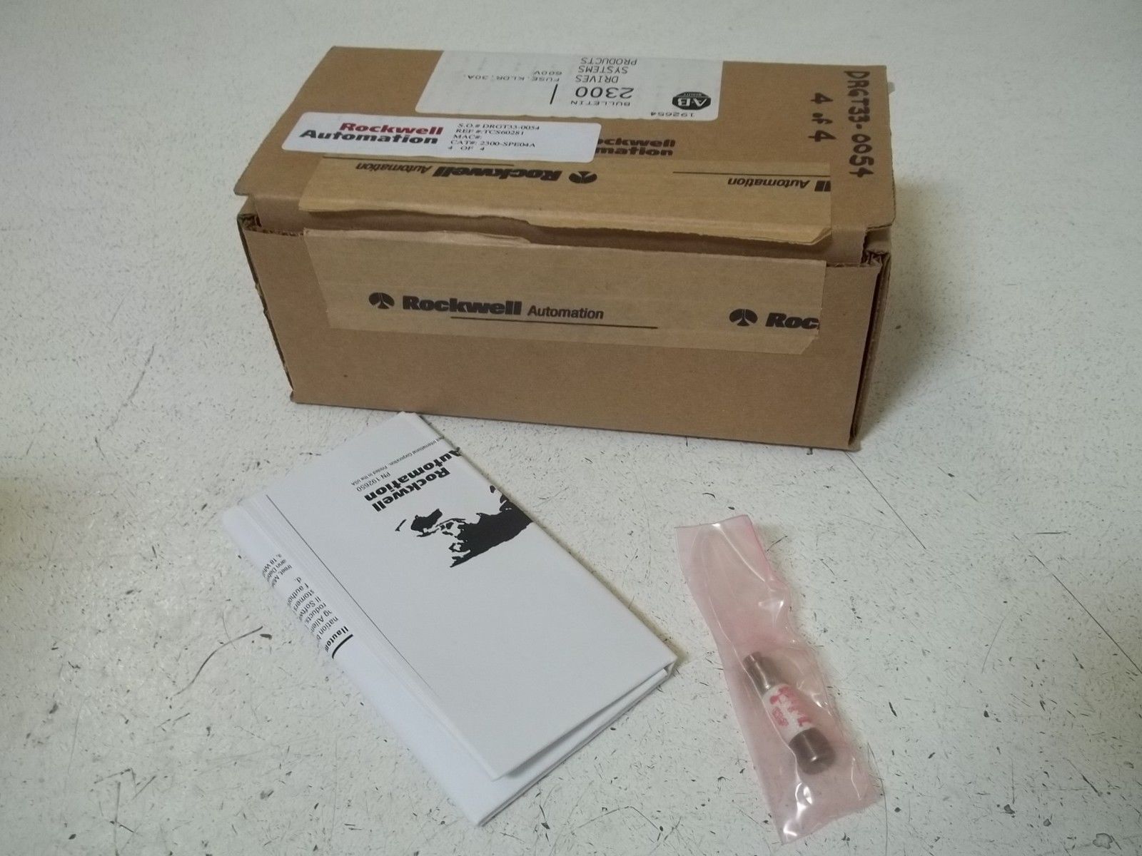 INDUSTRIAL SPARE PART 2300-SPE04A SER.C FUSE, KLDR, 30A 600V NSMP