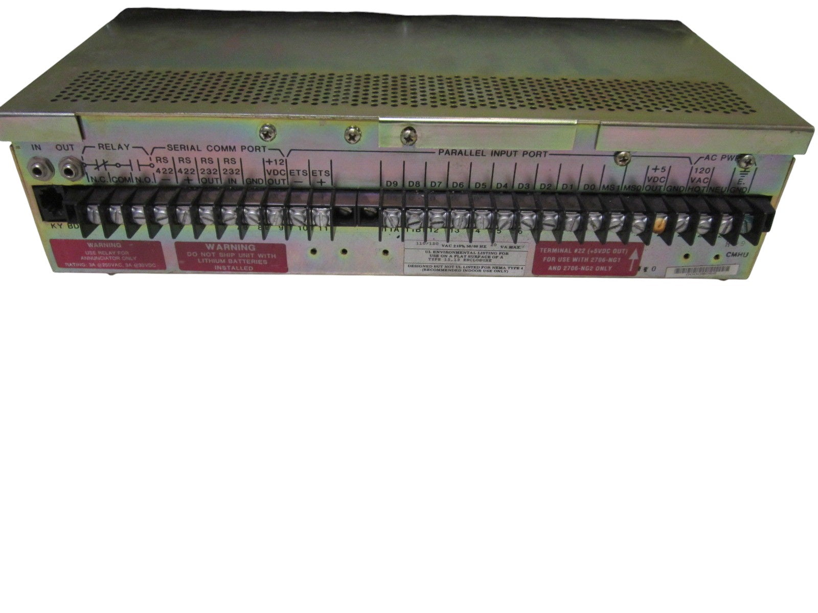 INDUSTRIAL SPARE PART 2706-B11J31 SER. F REV. B UNMP