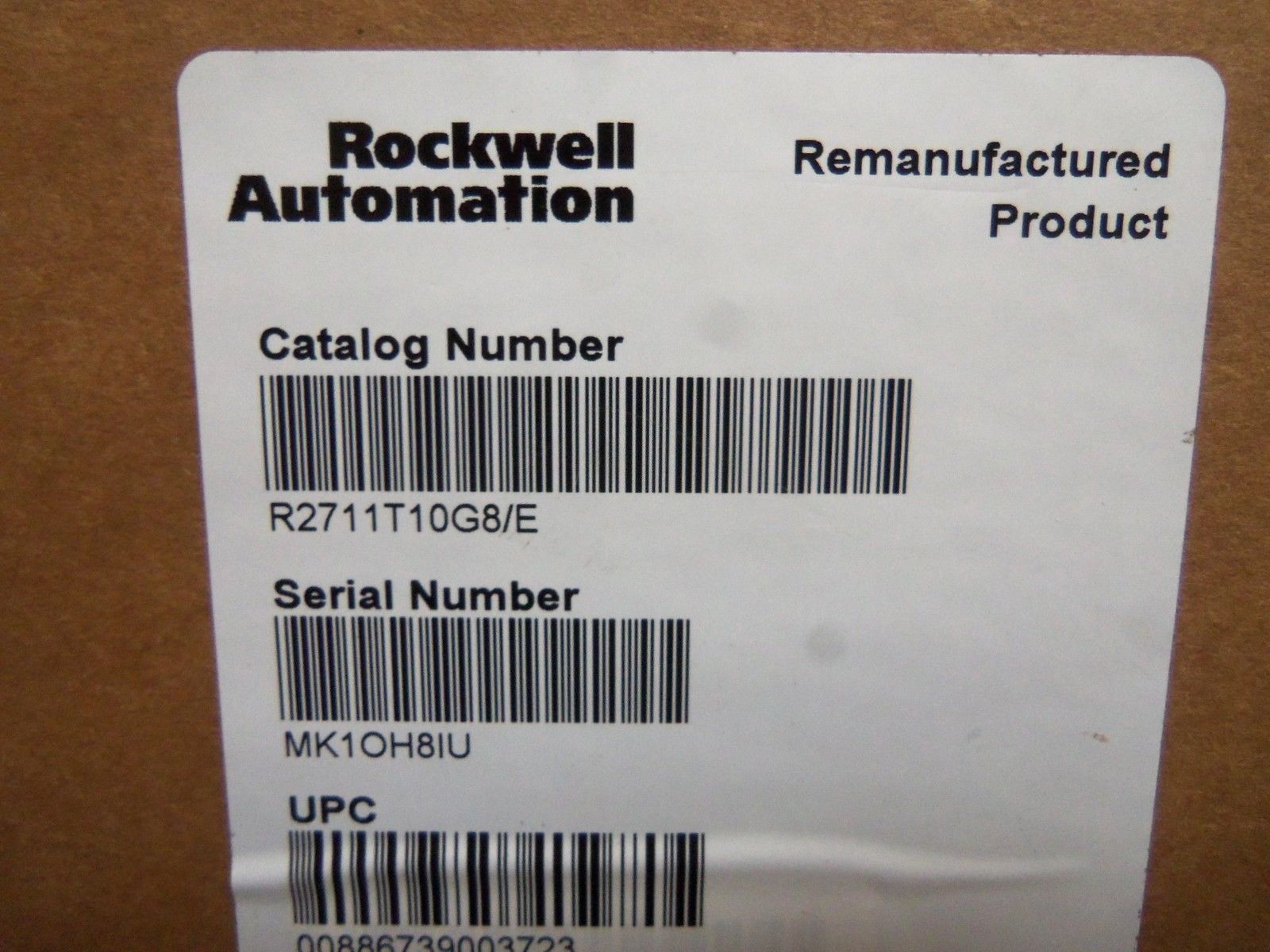 INDUSTRIAL SPARE PART 2711-T10G8 SERIES E FRN 4.48 REMAN NSMP