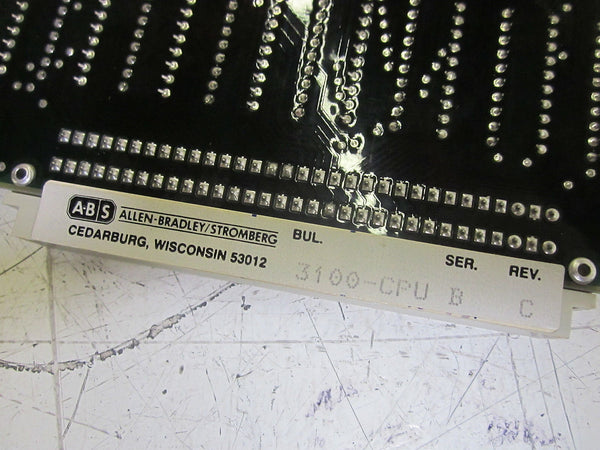 ALLEN BRADLEY 3100-CPU SERIES B CPU BOARD UNMP