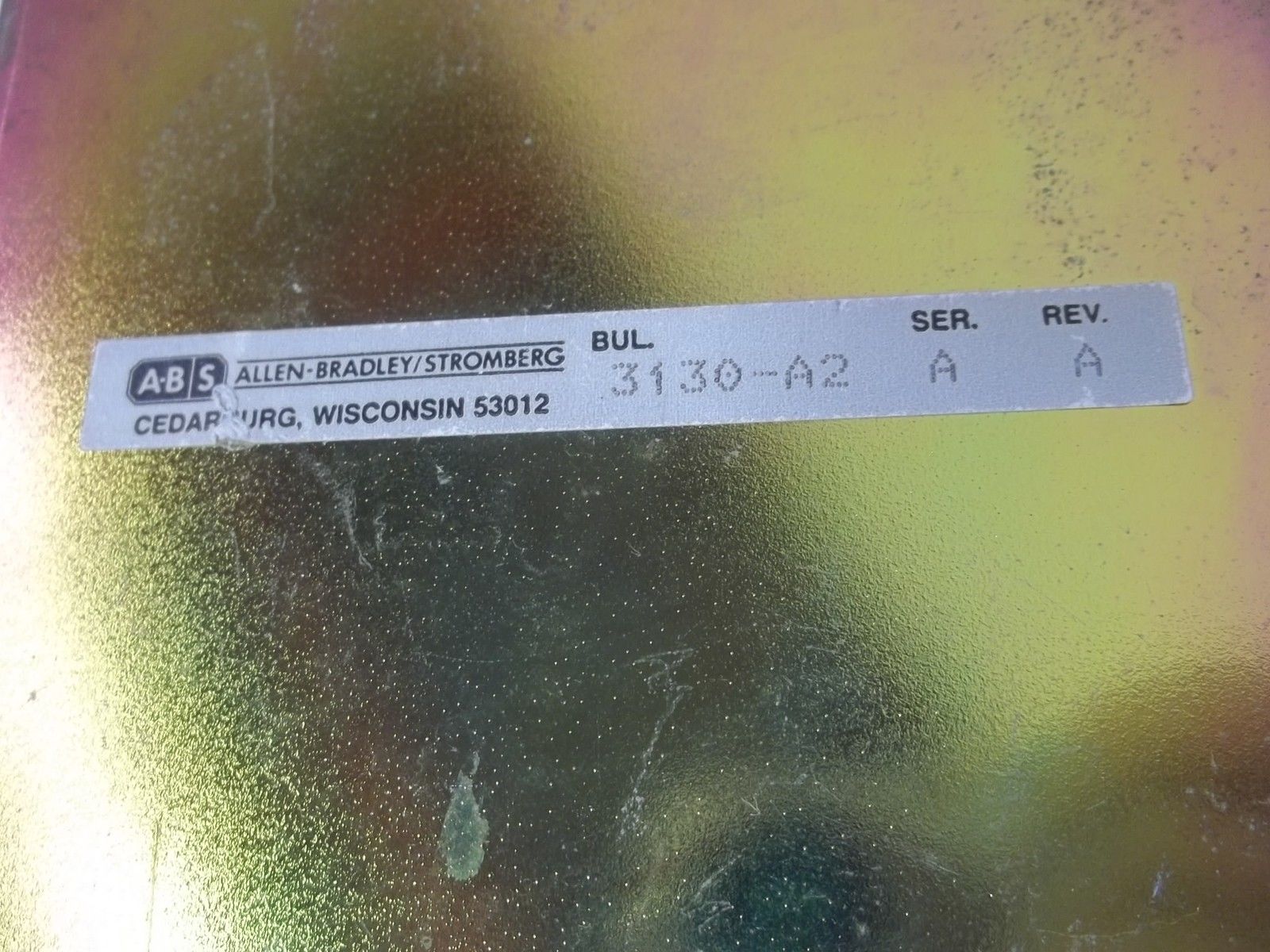 INDUSTRIAL SPARE PART 3130-A2 SER.A W/ 4 NDI86-8/110V  UNMP