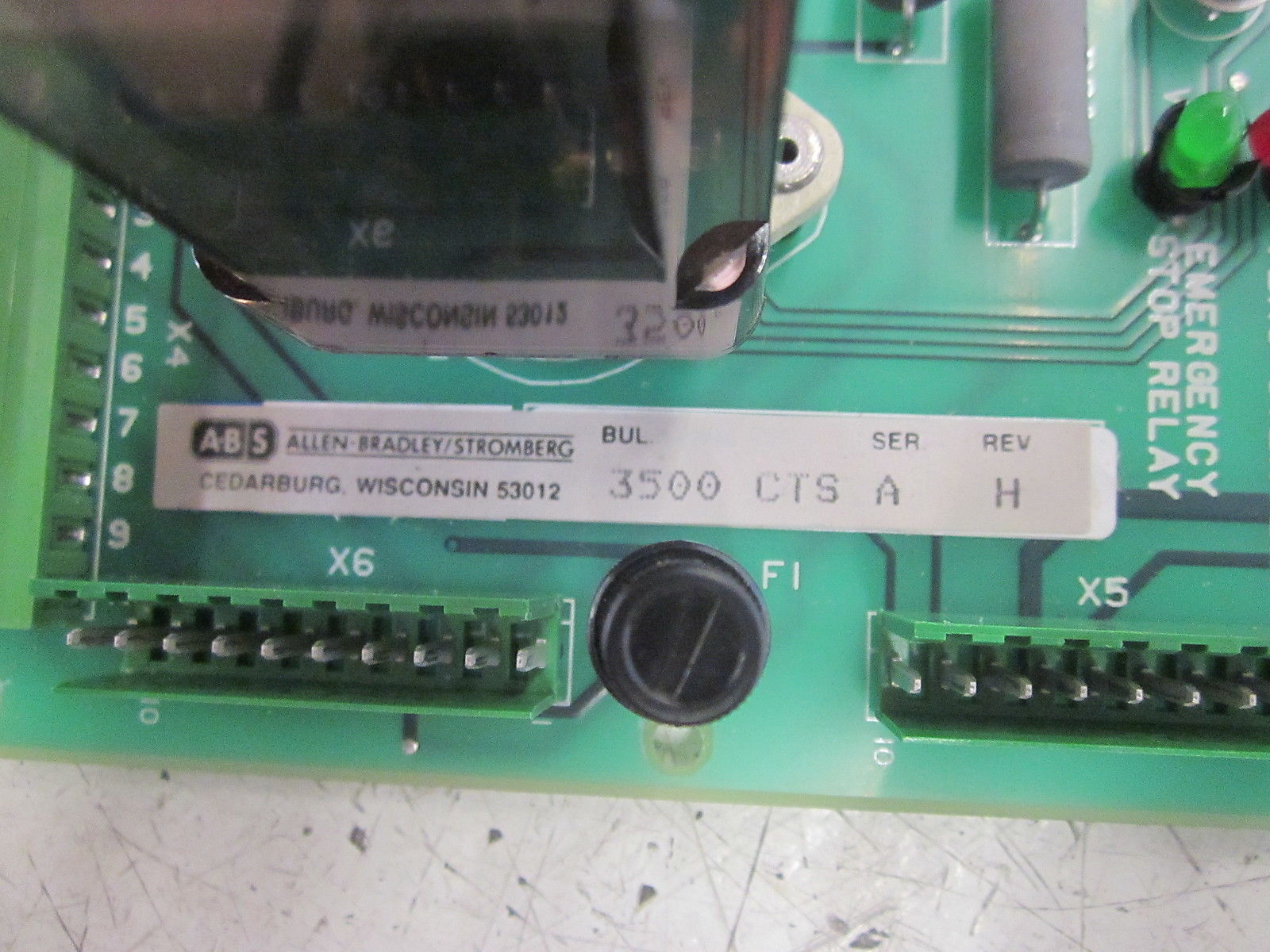 INDUSTRIAL SPARE PART 3500-CTS SERIES A CONTACTOR UNIT NSNP