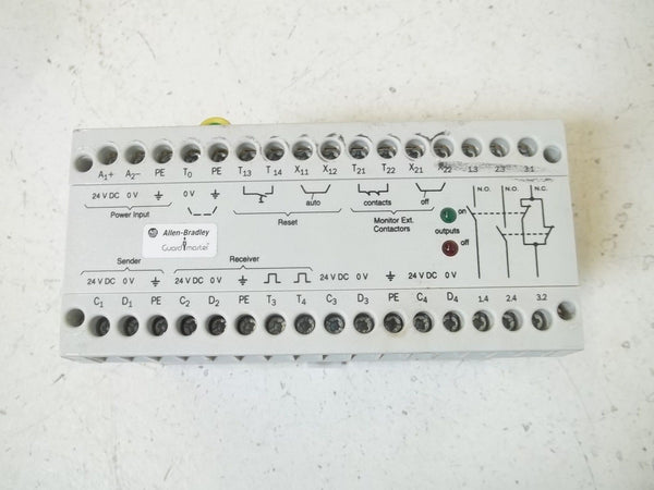 ALLEN BRADLEY 440L-M8200 SAFETY RELAY INTERFACE FOR SAFETY LIGHT CURTAINUNMP